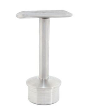 Rohrtr�ger starr, f�r Pfosten 48,3/2,0 mm, Stift: 14 mm, V2A